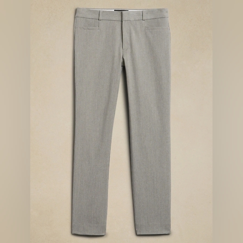 Banana Republic Gray Sloan Slim Pants Size 4 Petite